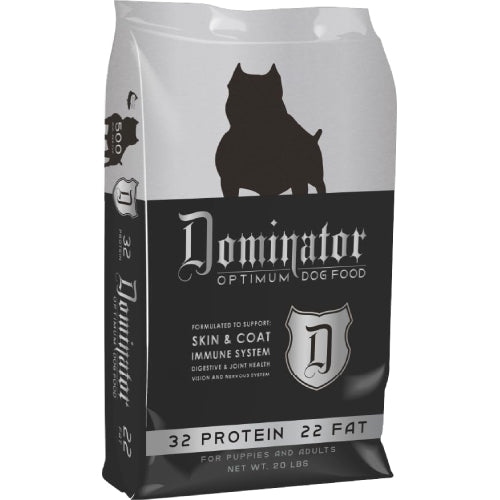 Valu-Pak Dominator 32-22 Dog Food for Puppies & Adults 20 lb USA Made