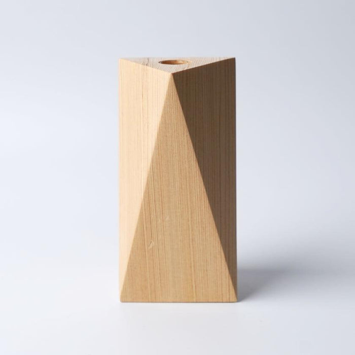 [VASE] FLOWER VASE (6FACES) | WOODWORKING | KINO-SACHI