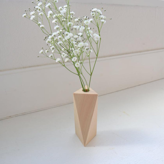 [VASE] FLOWER VASE (6FACES) | WOODWORKING | KINO-SACHI