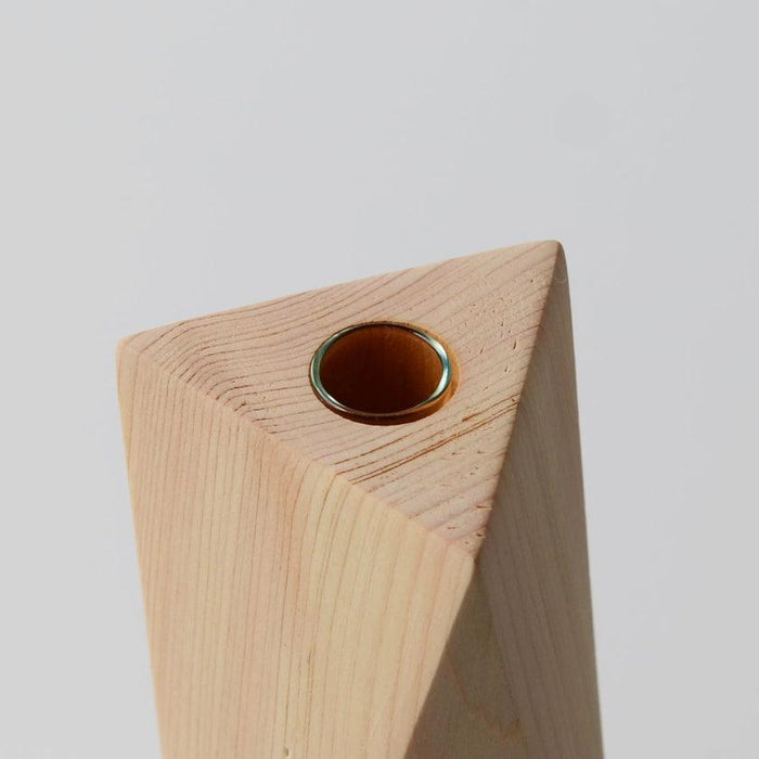 [VASE] FLOWER VASE (TRIANGLE C) | WOODWORKING | KINO-SACHI