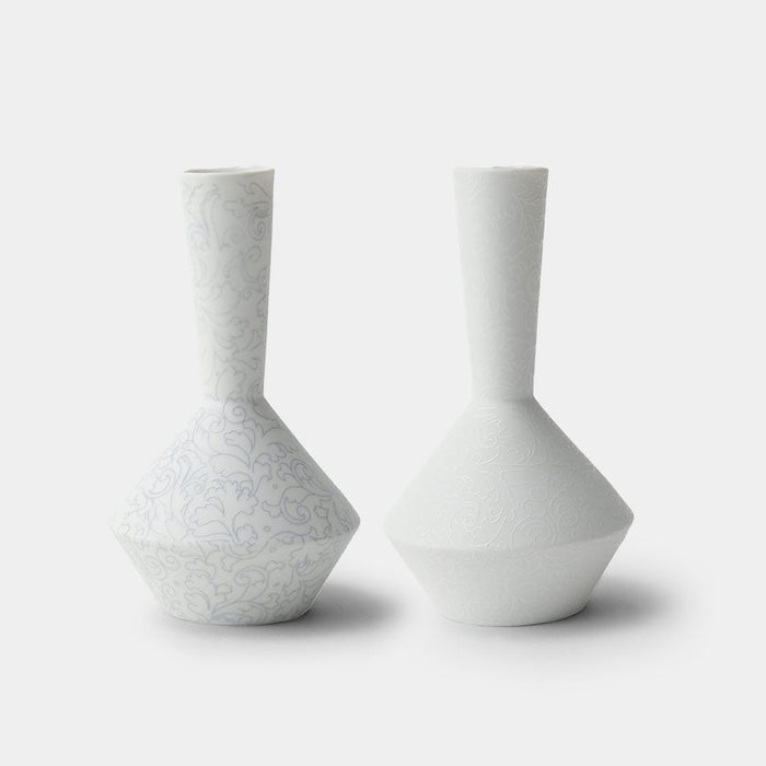 [VASE] INTERIOR-LIKE FLOWER VASE | PORCELAIN | Foo Tokyo