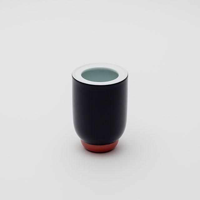 [VASE] PAULINE DELTOUR VASE S (WHITE-DARK BLUE-RED) | 2016/ | IMARI-ARITA WARES