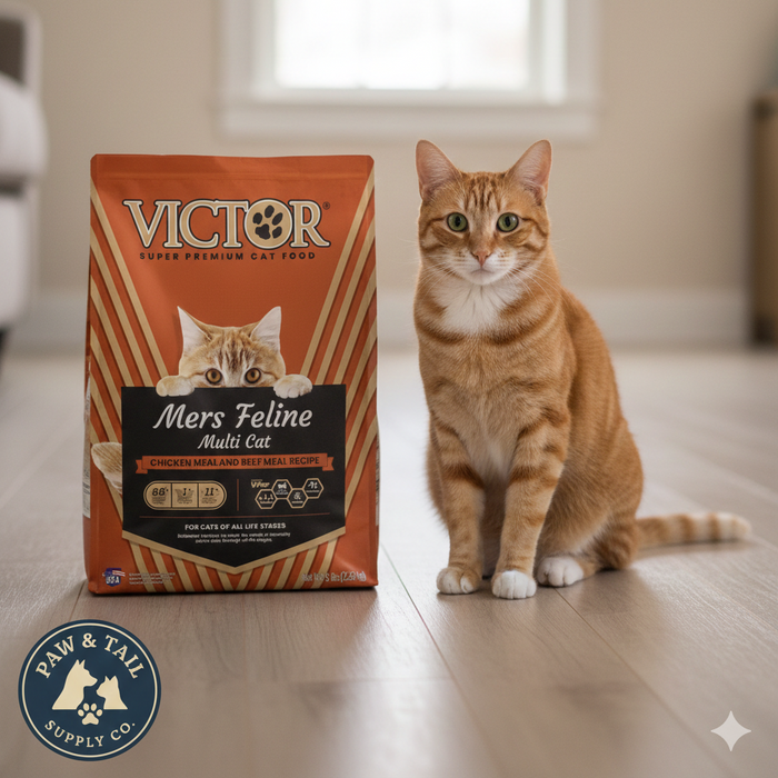 VICTOR Mers Feline High Protein Dry Cat Food 5 lb All Life Stages