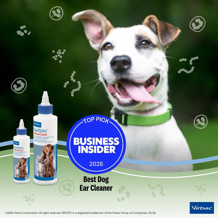 Virbac Epi-Otic Advanced Pet Ear Cleaner for Dogs & Cats 8 oz.