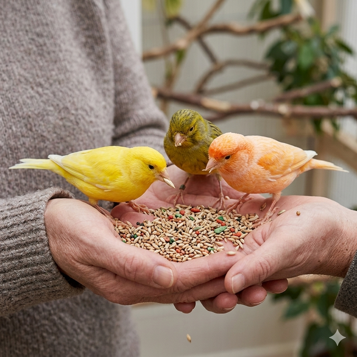 Vita Premium Canary Bird Seed 20lbs. Vitamin & Mineral Fortified Blend for Healthy Canaries