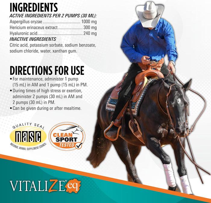 Vitalize Alimend Horse Digestive Supplement Gastric Support 64 oz.
