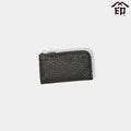 [WALLET] F COIN PURSE 05 FINE CHECKERBOARD S (BLACK BASECOAT WITH BLACK LACQUER) | KOUSHU INDEN (LACQUERED DEERSKIN CRAFTS)| INDEN-YA