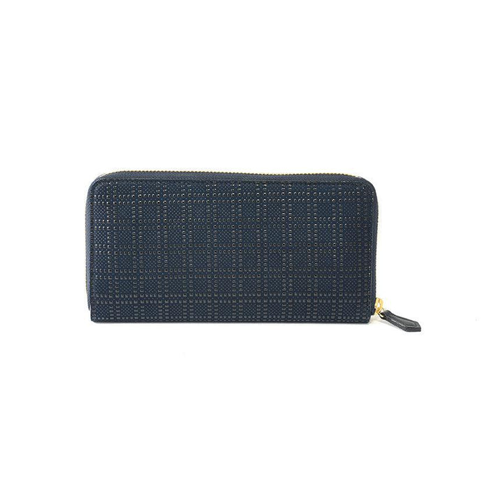 [WALLET] GINRO INDEN CHECKERED PATTERN  | KOSHU INDEN (LACQUERED DEERSKIN CRAFTS)| INDEN YAMAMOTO