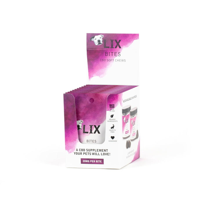 Wholesale LIX 20MG CBD soft chew sample packs | Organic Chews for Anxiety Mobility & Inflammation