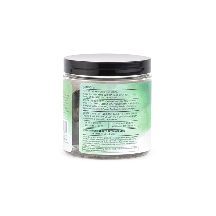 Advanced Formula CBD BITES with CBD CBG and CBN for pets | Advanced Senior Support