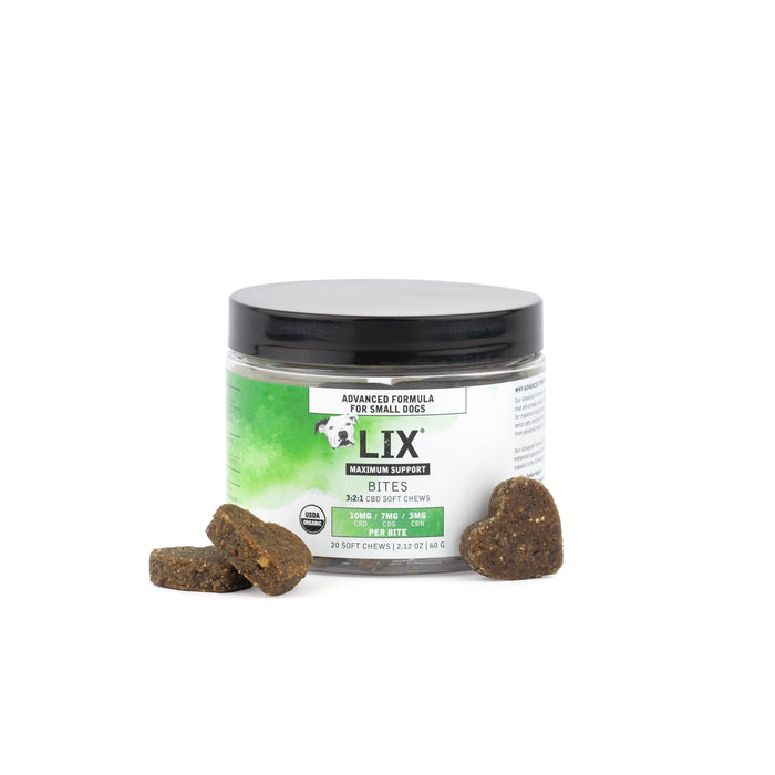 LIX Small Advanced Formula 3:2:1 CBD BITES 20ct