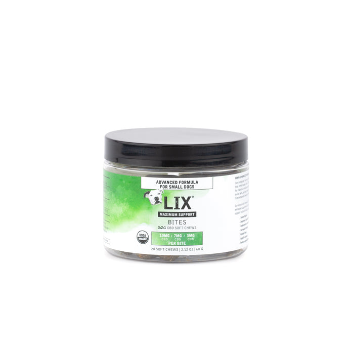 LIX Small Advanced Formula 3:2:1 CBD BITES 20ct
