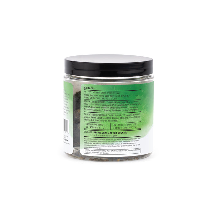 LIX 3:2:1 CBD CBG CBN BITES for small pets | Advanced Senior Pet Support