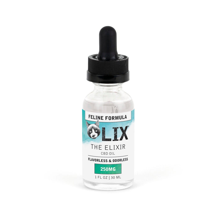 LIX FELINE ELIXIR 250mg flavorless wellness oil for cats and small pets