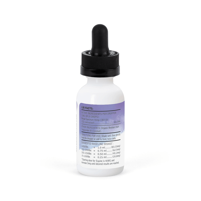LIX 2500MG CBD wellness oil for livestock and large animals