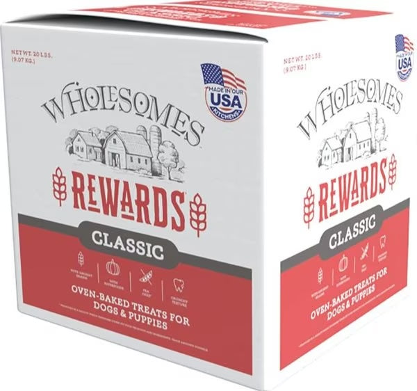Wholesomes Chicken Dog Rewards Classic Variety Biscuits Medium 20lb