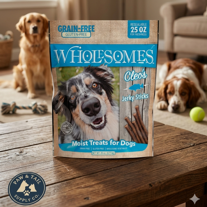Wholesomes Cleo's Jerky Sticks Grain Free Dog Treats 25 oz.