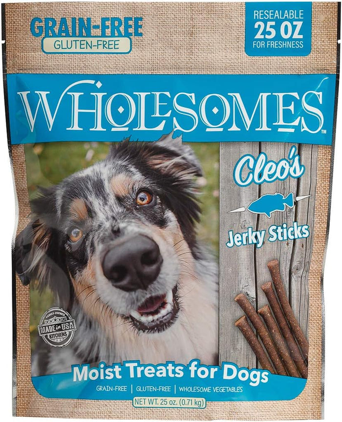 Wholesomes Cleo's Jerky Sticks Grain Free Dog Treats 25 oz.
