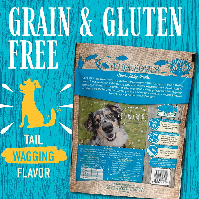 Wholesomes Cleo's Jerky Sticks Grain Free Dog Treats 25 oz.