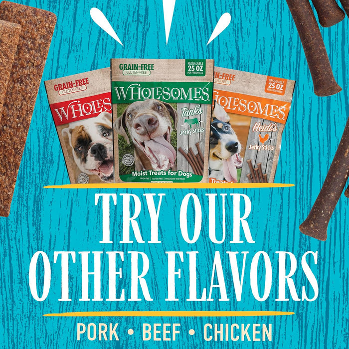 Wholesomes Cleo's Jerky Sticks Grain Free Dog Treats 25 oz.