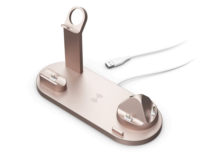 Wireless Charging Stand for Phone, Earbuds & Watch
