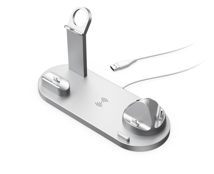 Wireless Charging Stand for Phone, Earbuds & Watch