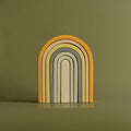Big Wooden Rainbow Stacker Pastel Colours - Ruby & Grace
