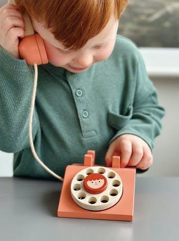 Wooden Toy Telephone NEW ARRIVAL - Ruby & Grace