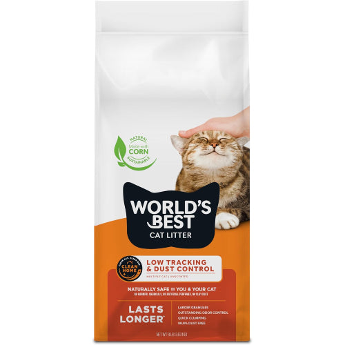 Worlds Best Low Tracking & Dust Control Unscented Cat Litter