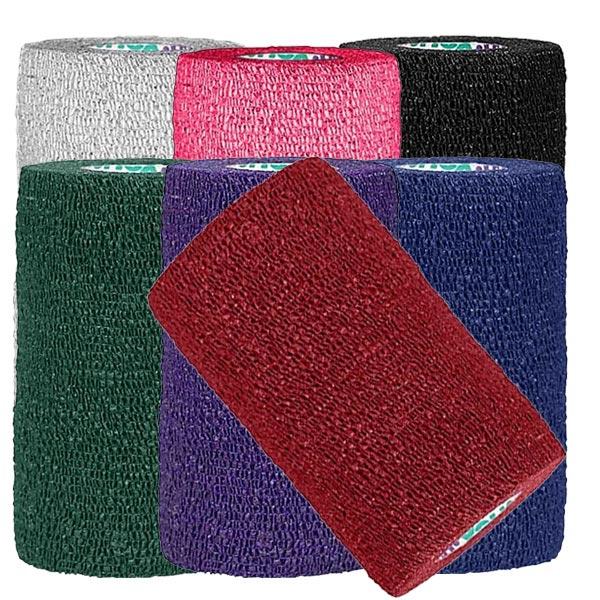 Wrap-It-Up 4" Self Cohesive Flexible Bandages Pets Animals & Humans 18CT, Black Piccardmeds4pets.com
