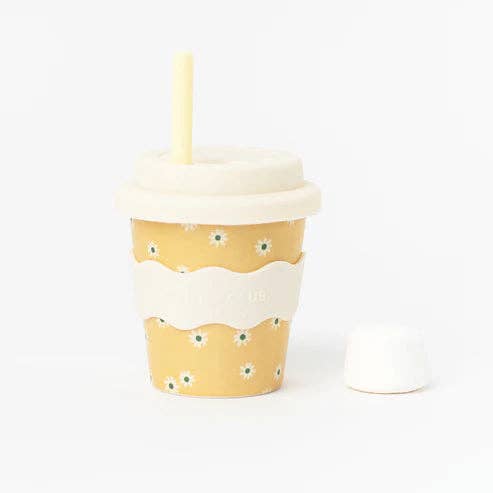 Yellow Daisy Babychino Cup 4oz: SOLD OUT