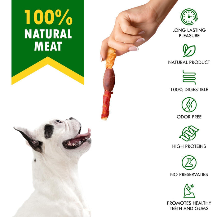 Zamzamas Grain-Free Dog Treats — Beef, Chicken & Duck Jerky Bites