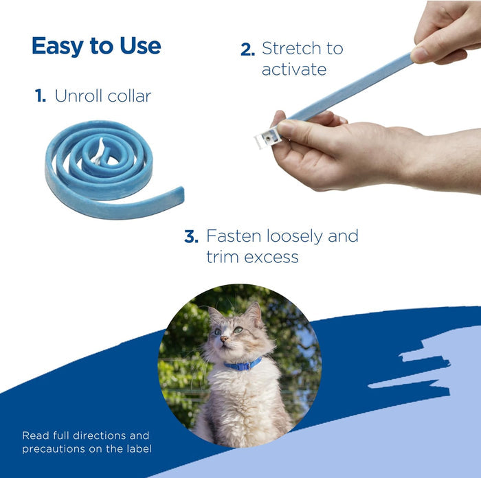 Zodiac Breakaway Flea & Tick Collar for Cats Up to 7 Months Protection 2-Pack