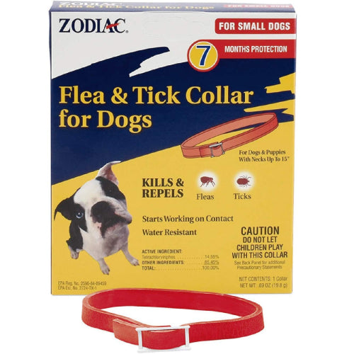 Zodiac Pet Flea & Tick Collar for Small Dogs & Puppies Necks Up to 15 Inch