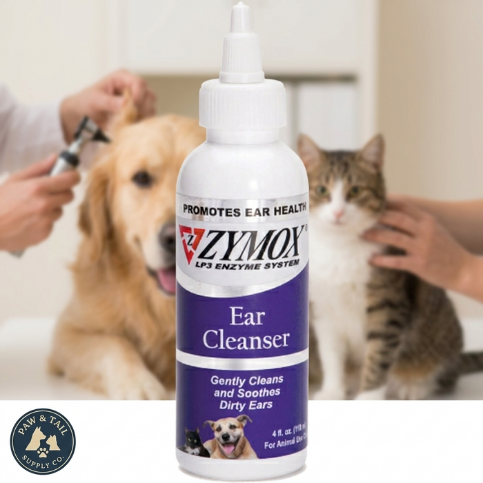 Zymox Enzymatic Ear Cleanser LP3 Enzyme Ear Cleaner for Dogs & Cats 4 oz.